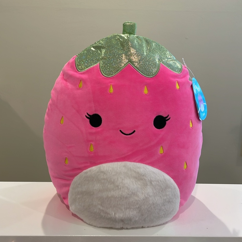 NWT 14” Mimi the Hot Pink Strawberry Squishmallow